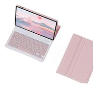 NUWONAYA Custodia per tastiera Xiaomi Redmi Pad SE 8.7" 2024, custodia sottile con tastiera Bluetooth rimovibile magnetica color caramella, rosa