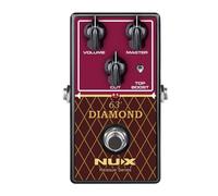 NU-X Pedale Overdrive Diamond Reissue Serie 63 MNU Diamond-63OD Valvola di classe A 30W