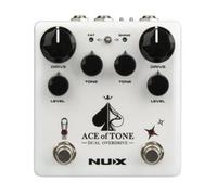 NUX Ace of Tone - Pedale Overdrive Dual Stacked, NDO-5, colore: Bianco
