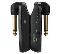 NUX B-2 Wireless Guitar System 2.4GHz Ricaricabile 4 Canali Wireless Audio Trasmettitore Ricevitore 4ms Latenza (Nero)