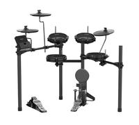 NU-X | DM-110 Batteria digitale compatta elettrica con teste a rete e interfaccia audio USB Bluetooth App Drum Touch per editing profondo pad a doppia zona e grancassa ideale per tutti i livelli