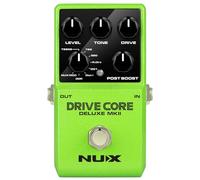 NUX | Drive Core Deluxe MKII Pedale Overdrive - 8 modalità analogiche True Bypass, Post Boost, Stompbox compatto - Per chitarra elettrica, amplificatore valvolare, FX Loop, Pedalboard, Boss, JHS