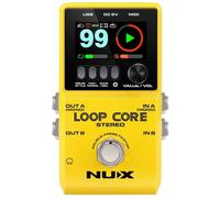 Nux Loop Core Guitar Effect Pedal Looper 6 ore di registrazione, 99 memorie utente, schemi di batteria con Tap Tempo