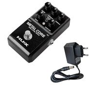 Nux Metal Core Deluxe MKII - Dispositivo a pedale preamp con alimentatore di rete 9 V