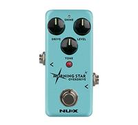 NUX Morning Star - Pedale effetto overdrive per chitarra Blues-break Overdrive con un'opzione extra di tocco Treble, True Bypass o Buffer Bypass