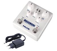 Nux NBK-5 Masamune Booster e Compressore Dispositivo Effetti Pedali per Chitarra + Alimentatore Keepdrum