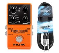 Nux Time Core Deluxe MKII Delay - Dispositivo per effetti Hall + cavo jack Keepdrum