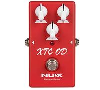 NUX XTC OD - Pedale per effetti per chitarra, effetto overdrive con risposta rapida ad armoniche ricche, circuito analogico puro, livello, guadagno, tono, commutazione hardware True-bypass