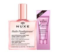 NUXE Aceite seco Huile Prodigieuse Florale + Mini Champú Brillo Sublime, Hair Prodigieux Caporale 100 ML