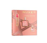 Nuxe Coffret Hpfo Glow Huile Prodigieuse Or Florale 50ml + Huile Prodigieuse Florale 10ml + Very Rose Plumping Lip Serum 10ml
