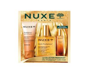 Nuxe - Cofanetto Natale Prodigieux Collection Olio Docci Huile Prodigieuse+Profumo Confezione 3 Pezzi