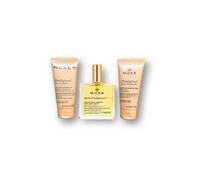 Nuxe - Combo Prodigieux Latte Corpo + Bagno Doccia + Olio Prodigieuse Multiuso Confezione 3 Pezzi