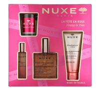 Nuxe set Iconico Prodigieux Floral: Olio 100ml + Profumo 15ml + Gel doccia 100ml + Candela