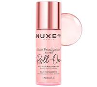 Nuxe Huile Prodigieuse Florale Roll-On 60 ml, Olio Secco Multiuso per Viso e Corpo, 7 Oli Botanici, Idratante, Nutriente Satinato Glow, Profumo Fiorito, Formula Vegana