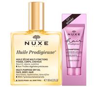 NUXE Huile Prodigieuse Set olio secco + shampoo (olio 100 ml + shampoo 30 ml)