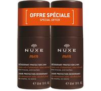 LABORATOIRE NUXE ITALIA Srl Nuxe Men Deodorante Uomo Protezione 24h Roll-On Duo 2 x 50ml Confezione Doppia