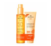 NUXE Huile Spf 50 + Lait Apres Soleil, 150 ml + 100 ml