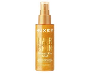 Nuxe Sensual Era Gold - Spray profumato perlato per illuminare il corpo e i capelli, 100 ml