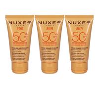 Nuxe Sun Crema Solare Anti-Età Viso SPF 50+ 3x50 ml Crema