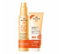 Nuxe Kit Sun Latte Spray Spf50 + Shampoo Doccia Doposole
