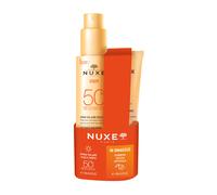 Nuxe Sun Duo Latte Solare Spray Viso E Corpo SPF50 150ml + Shampoo Doposole 100ml