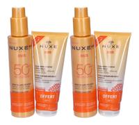 NUXE SUN Duo Spray Solare ad Alta Protezione SPF50 per Viso e Corpo +