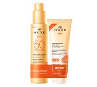 Nuxe Sun Latte Solare Spray Spf50 150 ml + Shampoo Doccia Doposole 100 ml