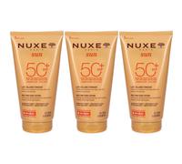 Nuxe Sun Latte Solare Viso E Corpo SPF 50+ 3x150 ml Crema