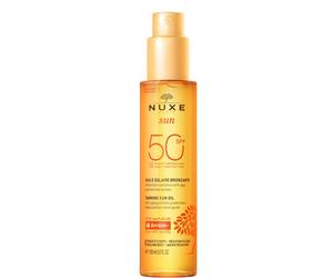 Nuxe Sun Olio Solare Abbronzante SPF50 Flacone Spray da 150 ml
