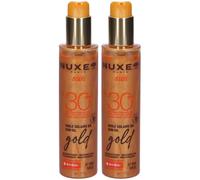 Nuxe Sun Olio Solare Dorato Protezione SPF 30 2x150 ml