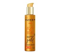 Nuxe Sun Olio illuminante con glitter per abbronzatura viso e corpo SPF50