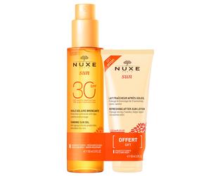 NUXE Sun Olio solare viso e corpo SPF 30 + set di latte doposole