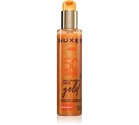 Nuxe Sun Olio illuminante con glitter per abbronzatura viso e corpo SPF50