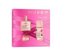 Nuxe - Very Rose Cofanetto Gli Iconici Floral - Crema viso pelle secca,Olio capelli,Cofanetto viso e corpo