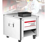 Nuxyyds Taglierina Elettrica per Carne, Affettatrice Commerciale 850 W per Affettare Carne Tritata, Affettatrice/Trituratore/Tagliatrice a Cubetti, con Lama in Acciaio Inossidabile 350 Lb/H 10MM