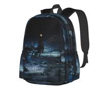 NUYFVG Graveyard Tombstone - Zaino da scuola per ragazze e ragazzi, elegante, per scuola, viaggi, stile casual