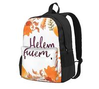 NUYFVG Hello Autumn Print Zaino per computer portatile per uomo donna sport zaino casual Daypack