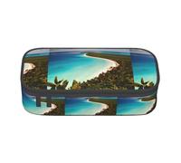 NUYFVG Isola di Cuba - Astuccio per penne e matite, 21 x 5 x 9 cm, per penne, matite, piccoli oggetti