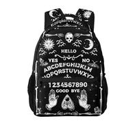NUYFVG Ouija Board Zaino gotico gotico per la scuola borse del computer portatile Bookbag grande zaino casual per studenti ragazze ragazzi viaggi sport lavoro, Ouija Board Gothic Goth, Taglia unica