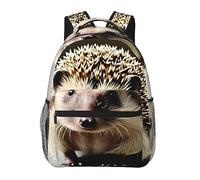 NUYFVG Zaino casual a forma di riccio, ecologico, multiuso, perfetto per scuola, lavoro, viaggi, design più comodo ed elegante, Come nella foto, Taglia unica