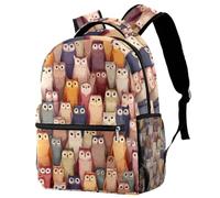 NUYFVG Zaino rosso con denti bianchi per bambini Lagre Capacità Zaino per bambini Zaino per la scuola Borsa per libri per ragazzi Primaria Junior, Come nella foto, Taglia unica