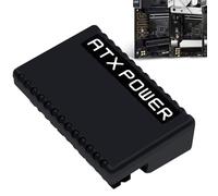 Nuyhadds Adattatore per scheda madre ATX, adattatore per scheda madre principale ATX, alimentazione scheda madre 24P, connettore 90 gradi, adattatore per scheda madre a 24 pin con rotazione di 90