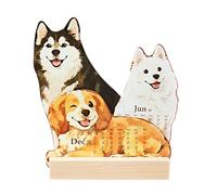 Nuyhadds Calendario da scrivania 2026,Simpatico strumento per organizzare e pianificare - Calendario 12 - Per le vacanze, camera da, appartamento, sala riunioni, aula, cucina frigorifero