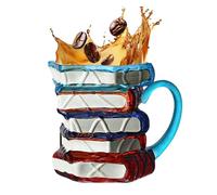 Nuyhadds Coppa Di Caffè Letteraria - Tazza Di Libri Di, Tumbler Stack Romanzo | Porta Di Bevande Da Biblioteca Affascinante, Amanti Della Lettura Unica Da Tè, Regalo Di Bevande Quotidiano Per Il Le