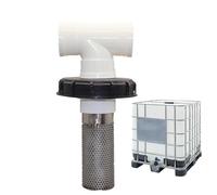Nuyhadds Filtro del filtro di ingresso del tubo flessibile, filtro 'acqua a botte di pioggia - Filtro per tubo di scarico 'acqua piovana | Coperchio del filtro del tubo di uscita del serbatoio 'acqua