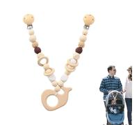 Nuyhadds Giocattolo per sedili per auto, giocattolo da carrozzina | Custiera della catena del sedile del giocattolo sensoriale | Pram Accessori catena per bambini, bambino, bambini, ragazzi e ragazze