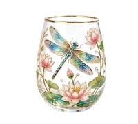 Nuyhadds In Estetico - Bicchieri Decorativi Per Il Tè, Per Bevande Trasparente Portatile, Elegante Design Ispirato Ai Fiori | Tazzas Stile Per Di Casa, L'ufficio, Il Tavol