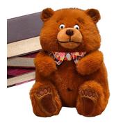 Nuyhadds Orso imbottito, peluche orso,Cuscino ripieni di peluche per animali - Bambola da letto da cartone animato per bambini, compagno rilassante abbracciabile per il soggiorno per scrivania per