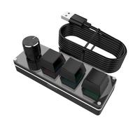 Nuyhadds Programmabile - Funzionamento silenzioso della tastiera, tasti di scelta rapida personalizzati, di digitazione, strumento per ufficio | Tastiere programmabili, silenziose per studio