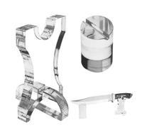 Nuyhadds Supporto trasparente per sartoria, blocco da taglio acrilico, supporto trasparente per la casa, per gli amanti della famiglia